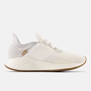 New Balance Fresh Foam Roav v1 running shoes in white.